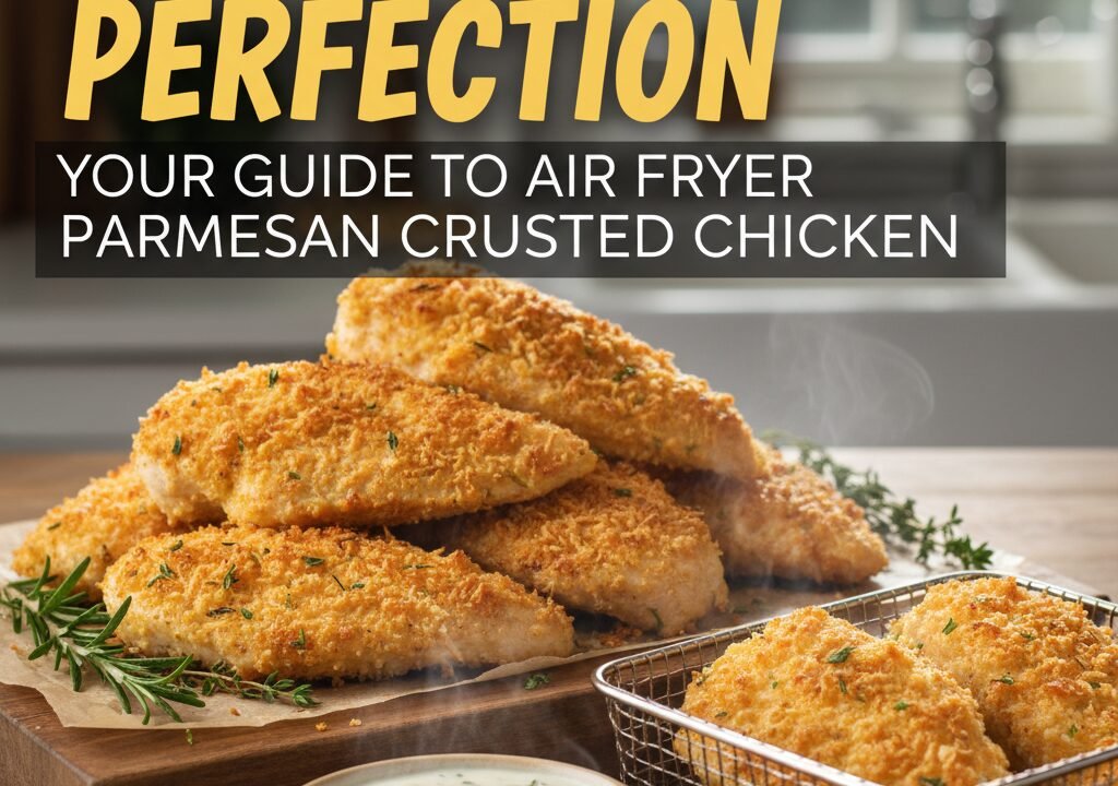 Crispy, Keto-Friendly Perfection: Your Guide to Air Fryer Parmesan Crusted Chicken