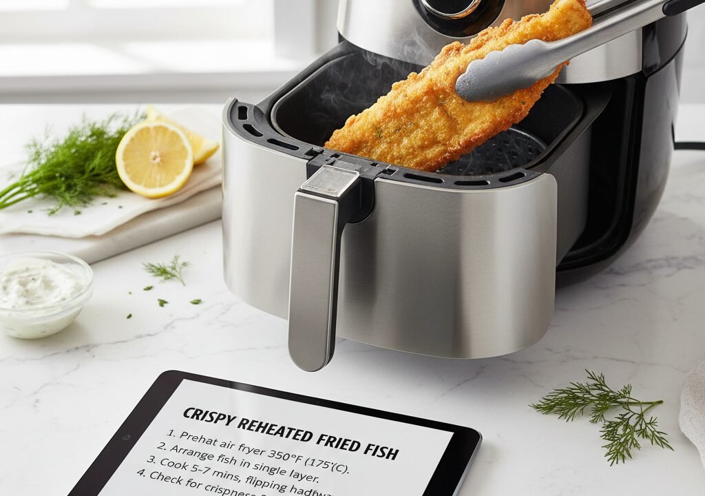 How to reheat fried fish in an air fryer?